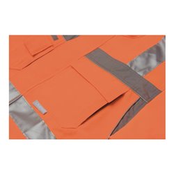 Planam Warnschutz Blouson Plaline orange/zink