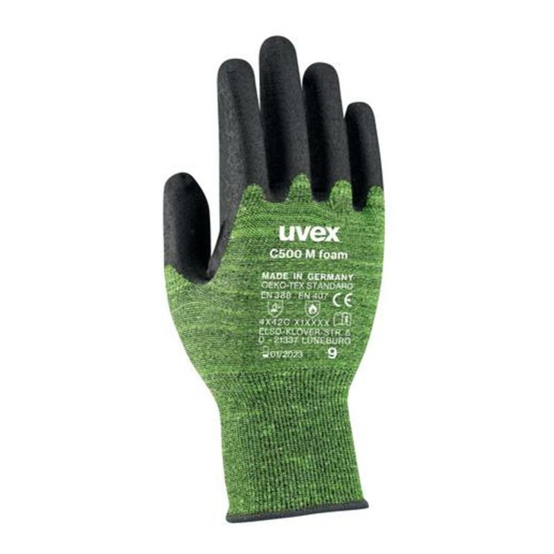 Uvex Schnittschutzhandschuhe uvex bamboo Twinflex, High Performance Elastomer (HPE), SoftGrip-Foam-Beschichtung