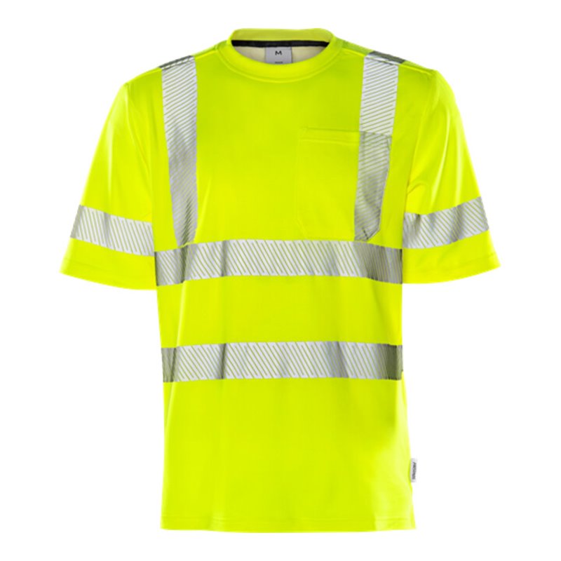 Fristads High Vis T-Shirt Kl. 3 7407 THV Gelb (Herren)