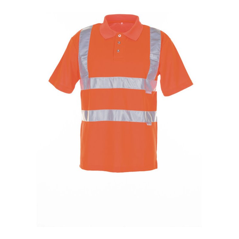 Planam Warnschutz Poloshirt uni orange