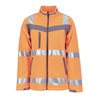 Planam Warnschutz Softshelljacke Plaline orange/schiefer