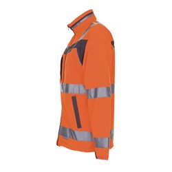 Planam Warnschutz Softshelljacke Plaline orange/schiefer