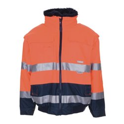 Planam Warnschutz Comfortjacke orange/marine