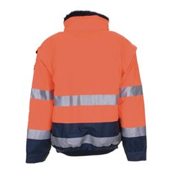 Planam Warnschutz Comfortjacke orange/marine