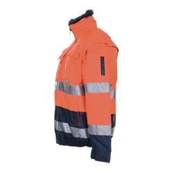 Planam Warnschutz Comfortjacke orange/marine