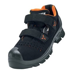 Uvex Sicherheitssandalen, S1P HRO SRC uvex 2 MACSOLE® aus Mikrovelours, uvex xenova® Kunststoffkappe
