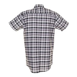 Planam Country Hemd 1/4-Arm schwarz kariert