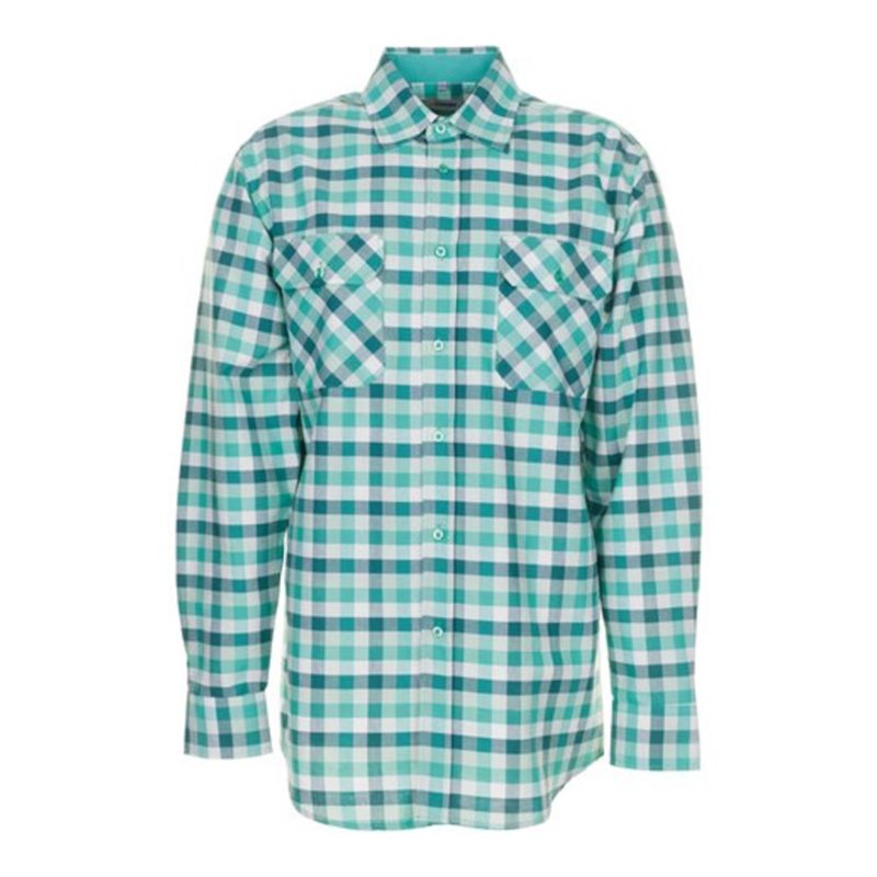 Planam Country Hemd Langarm grün kariert