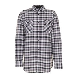 Planam Country Hemd Langarm schwarz kariert