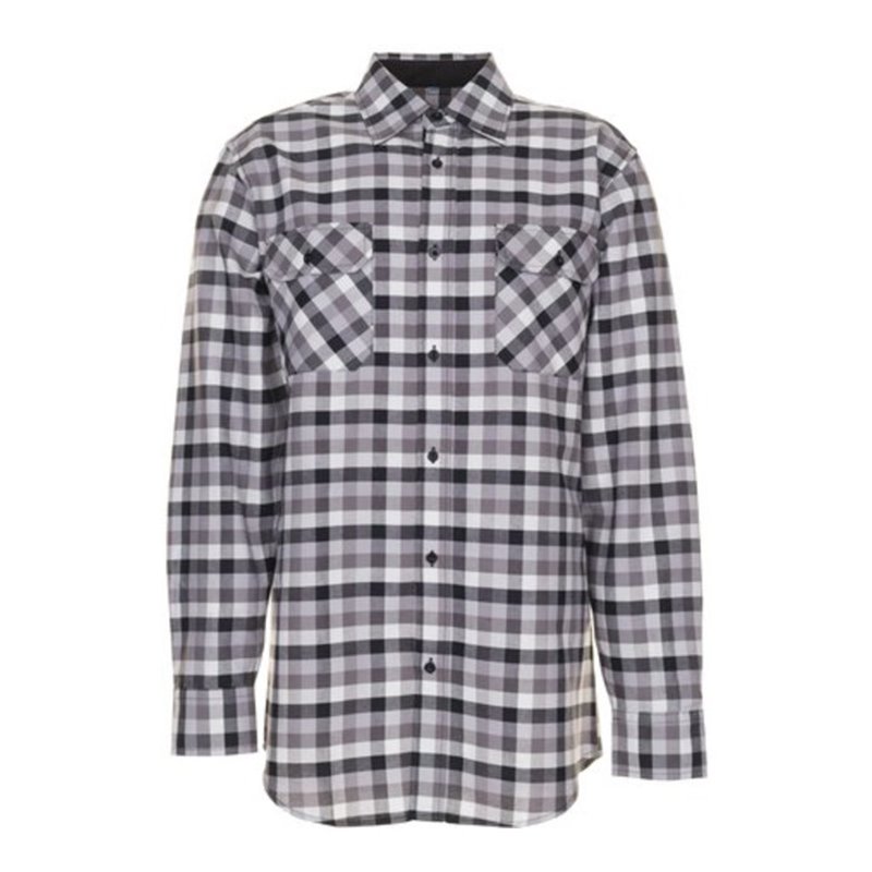 Planam Country Hemd Langarm schwarz kariert