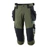 Mascot Dreiviertel-Hose, Hängetaschen, Stretchs Dreiviertel-Hose moosgrün