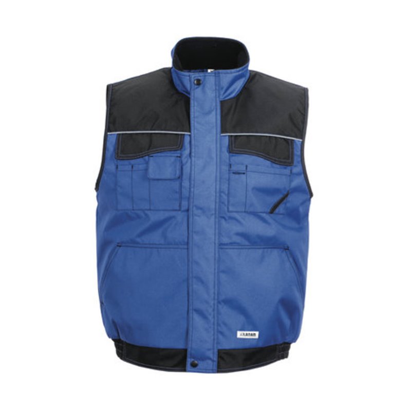 Planam Winter-Weste Dust royalblau/schwarz