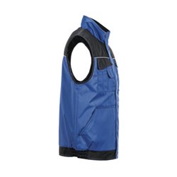 Planam Winter-Weste Dust royalblau/schwarz