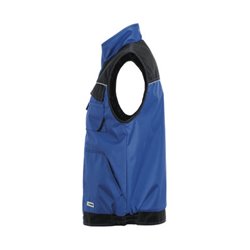 Planam Winter-Weste Dust royalblau/schwarz