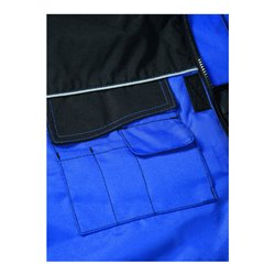 Planam Winter-Weste Dust royalblau/schwarz