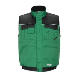 Planam Winter-Weste Dust farngrün/schwarz