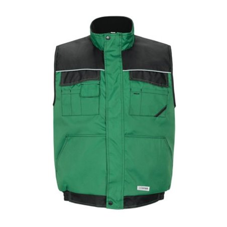 Planam Winter-Weste Dust farngrün/schwarz