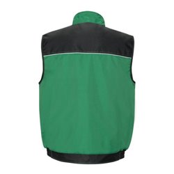 Planam Winter-Weste Dust farngrün/schwarz