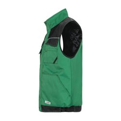 Planam Winter-Weste Dust farngrün/schwarz