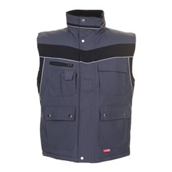 Planam Winter-Weste Plaline schiefer/schwarz