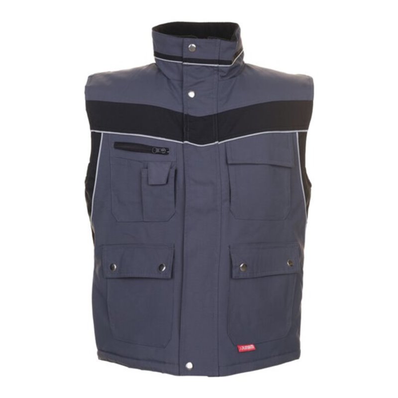 Planam Winter-Weste Plaline schiefer/schwarz