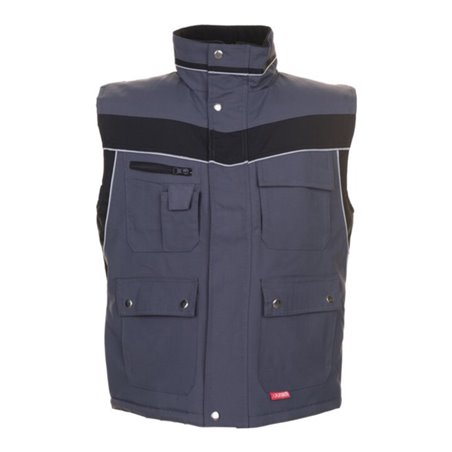 Planam Winter-Weste Plaline schiefer/schwarz