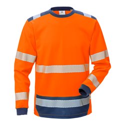 Fristads High Vis T-Shirt Langarm KL. 3 7724 THV Orange (Herren)