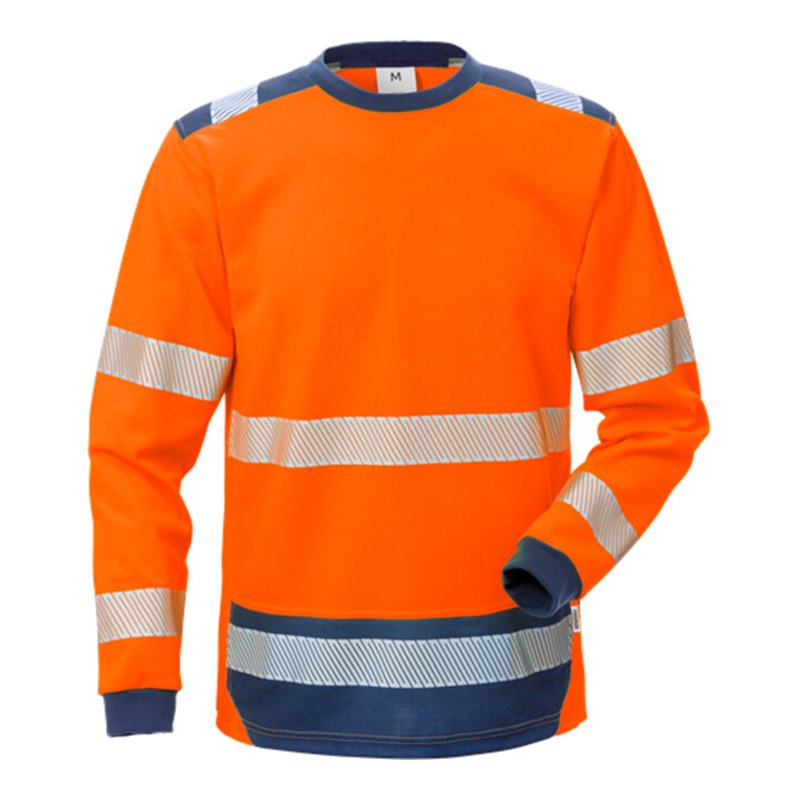 Fristads High Vis T-Shirt Langarm KL. 3 7724 THV Orange (Herren)