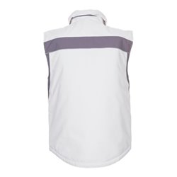 Planam Winter-Weste Plaline weiß/zink