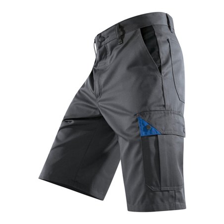 Kübler Brand X Bermuda 5081 anthrazit/kornblumenblau