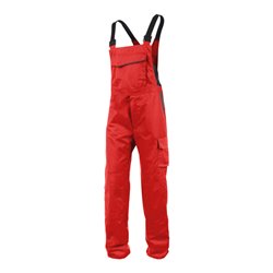 Kübler Fresh Latzhose 3L39 mittelrot/anthrazit