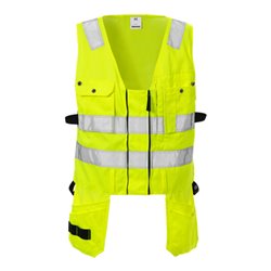 Fristads High Vis Weste Kl. 2 5003 PLU Gelb (Herren)