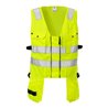 Fristads High Vis Weste Kl. 2 5003 PLU Gelb (Herren)
