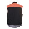 Planam Weste Visline schwarz/orange/zink