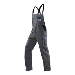 Kübler Brand X Latzhose 1085 anthrazit/kornblumenblau