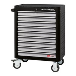 KS Tools MASTERline Werkstattwagen, schwarz/silber