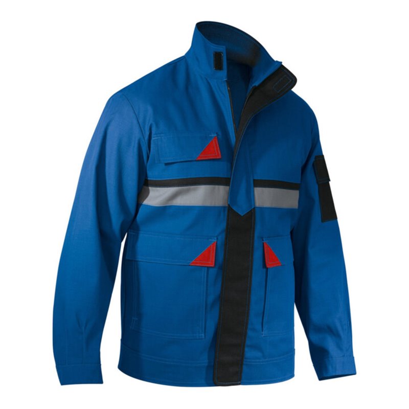 Kübler Brand X Protect Jacke 1616 kornblumenblau/rot