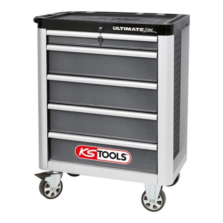 KS Tools ULTIMATEline Werkstattwagen, grau/silber