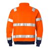 Fristads High Vis Zipper-Sweatshirt Kl. 3 728 SHV Orange (Herren)