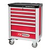 KS Tools ULTIMATEline Werkstattwagen, rot/silber