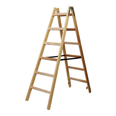 Brennenstuhl Holz-Stehleiter