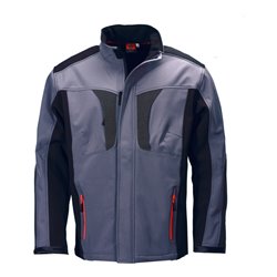 Canadian Line Softshelljacke grau/schwarz