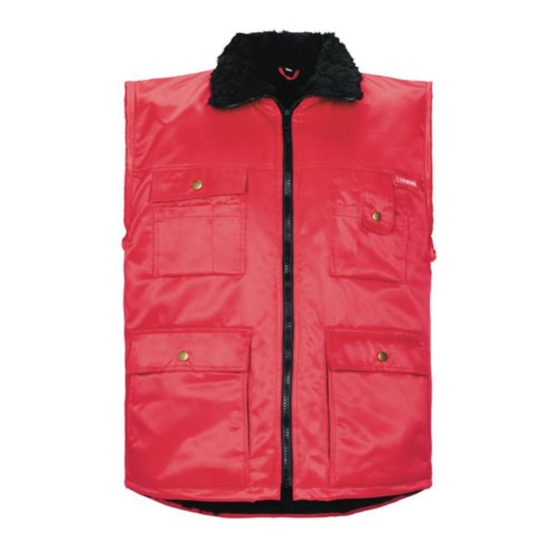 Planam Winter-Weste Gletscher Piloten rot