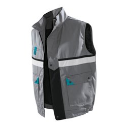 Kübler Brand X Weste 1136 grau/grün