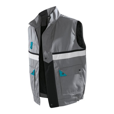 Kübler Brand X Weste 1136 grau/grün