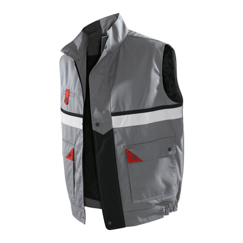 Kübler Brand X Weste 1136 grau/rot