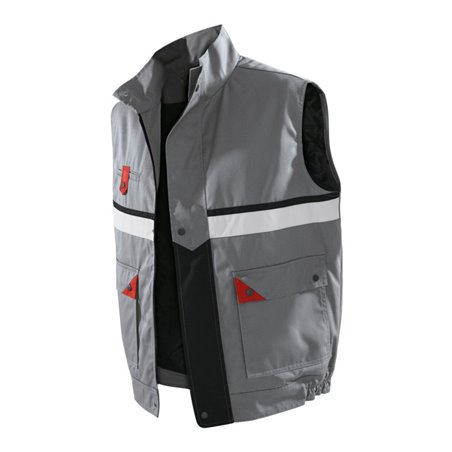 Kübler Brand X Weste 1136 grau/rot