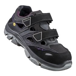 Stabilus Damen-Sicherheitssandale 6834 A, EN20345 S1 ESD schwarz/lila