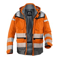 Kübler PSA Reflectiq Jacke 1307 warnorange/anthrazit