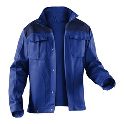 Kübler IDENTiQ cotton Jacke 1044 kornblumenblau/dunkelblau